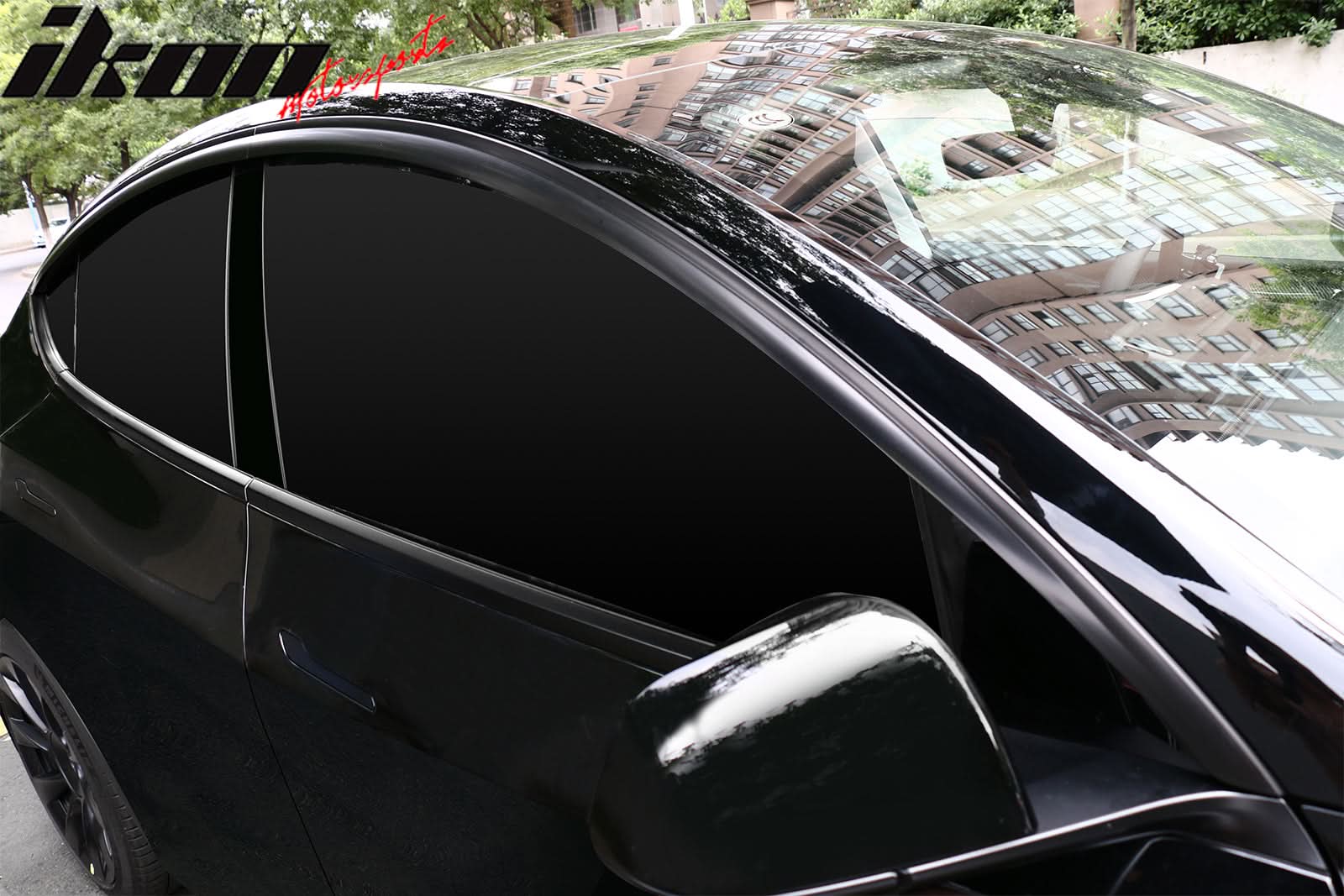 2020-2024 Tesla Model Y Window Visors ABS 4PCS - Image 2