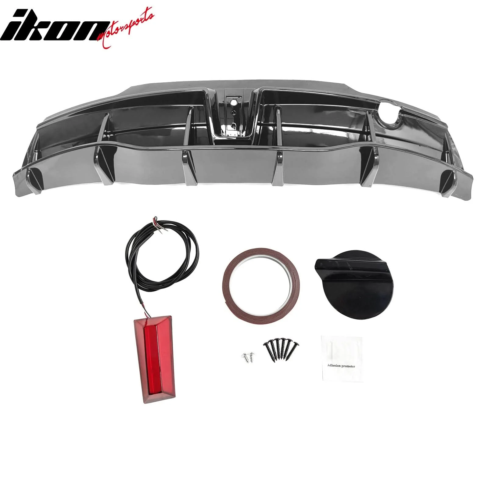 2020-2024 Tesla Y IKON Matte Black Rear Bumper Lip W/ RearÂ Aprons PP - Image 11