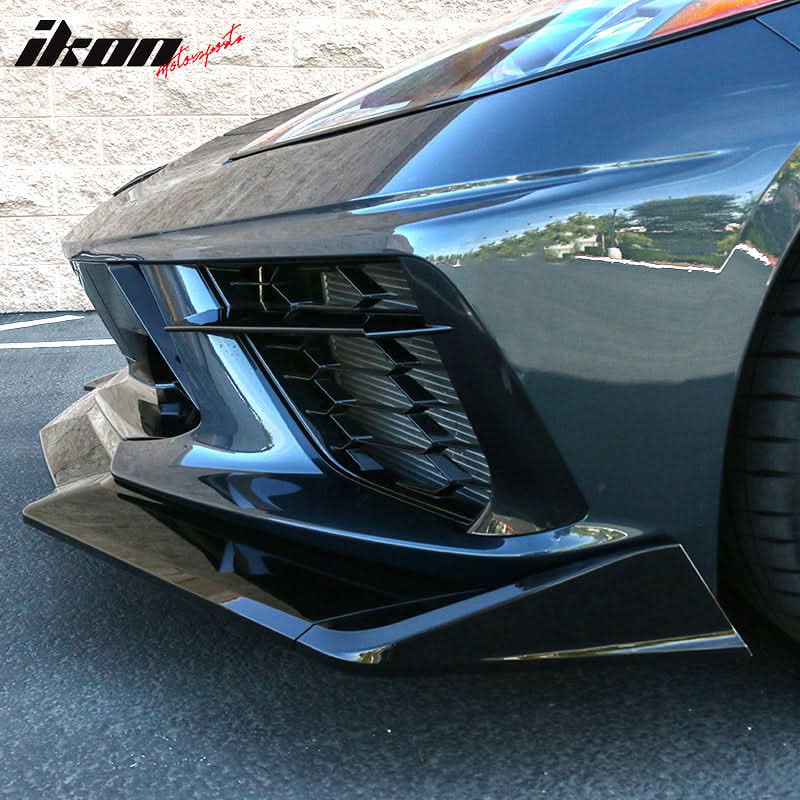2020-2025 Chevy Corvette C8 5VM Style Front Lip 5PCS ABS - Image 9