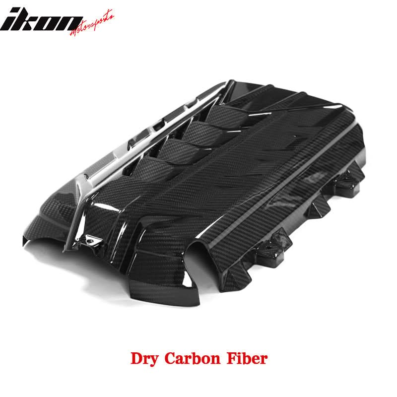 2020-2025 Chevy Corvette C8 6.2L LT2 Engine Cover Dry Carbon Fiber - Image 2