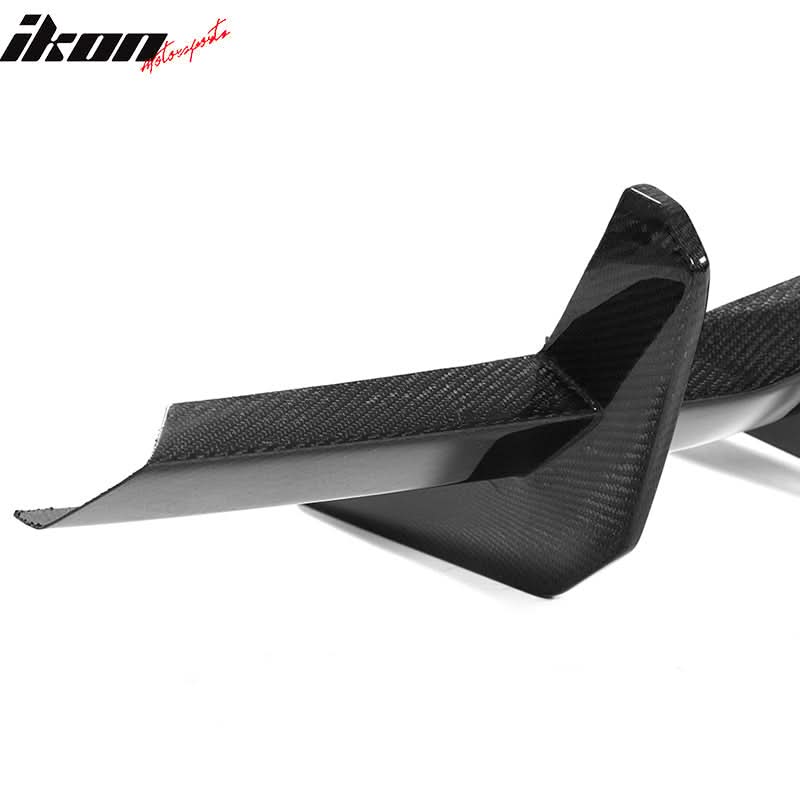 2020-2025 Chevy Corvette C8 Gloss Rear Bumper Diffuser Carbon Fiber - Image 6