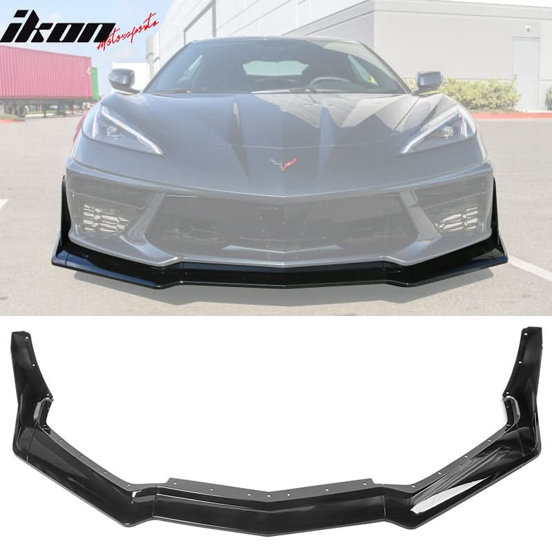 2020-2025 Chevy Corvette C8 ZR1 Style Front Lip Spoiler 7PCS ABS - Image 11