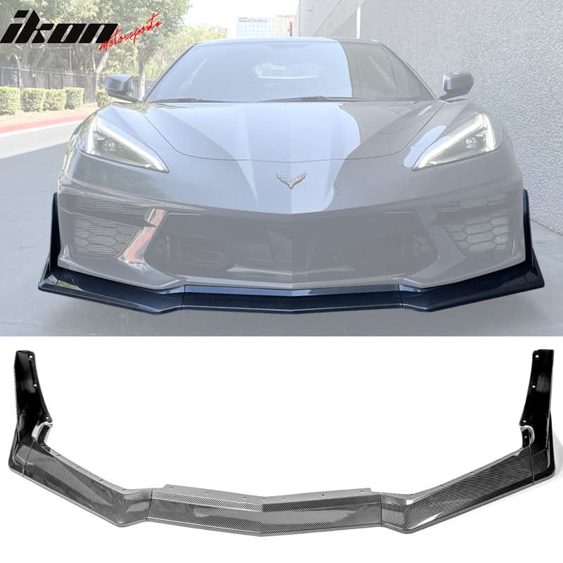 2020-2025 Chevy Corvette C8 ZR1 Style Front Lip Spoiler 7PCS ABS - Image 16