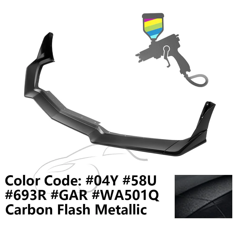 2020-2025 Chevy Corvette C8 ZR1 Style Front Lip Spoiler 7PCS ABS - Image 21