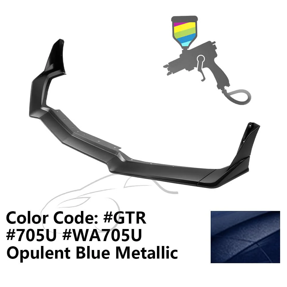 2020-2025 Chevy Corvette C8 ZR1 Style Front Lip Spoiler 7PCS ABS - Image 42