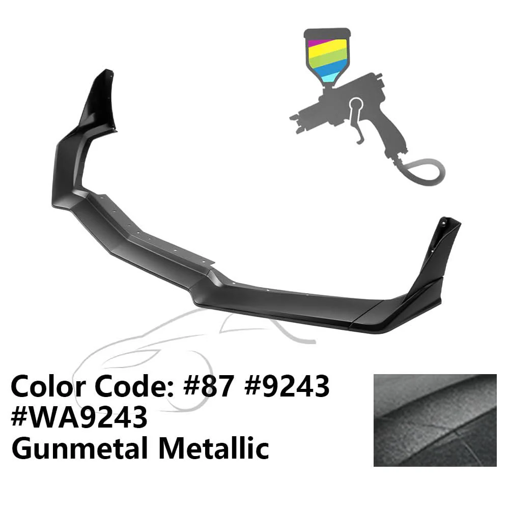 2020-2025 Chevy Corvette C8 ZR1 Style Front Lip Spoiler 7PCS ABS - Image 43
