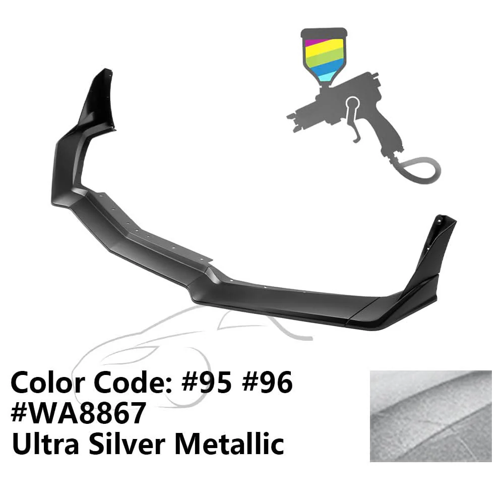 2020-2025 Chevy Corvette C8 ZR1 Style Front Lip Spoiler 7PCS ABS - Image 44
