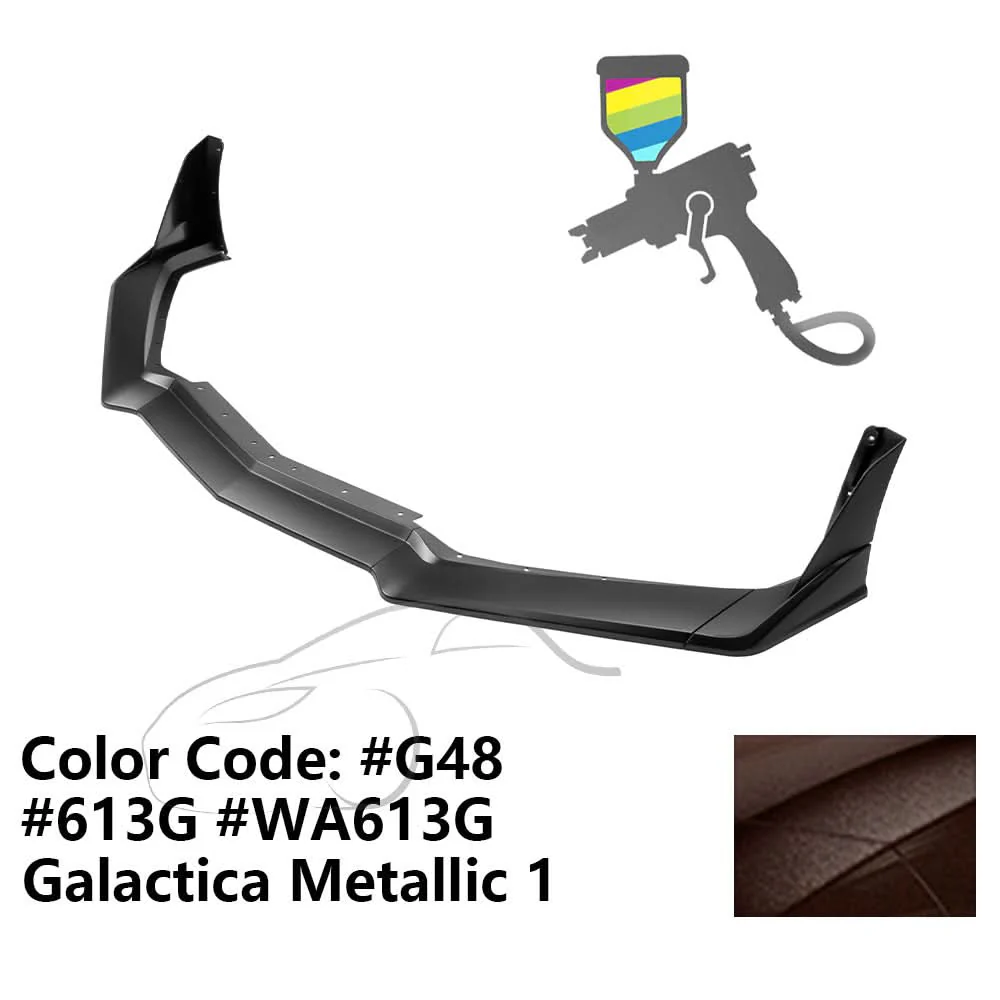 2020-2025 Chevy Corvette C8 ZR1 Style Front Lip Spoiler 7PCS ABS - Image 50