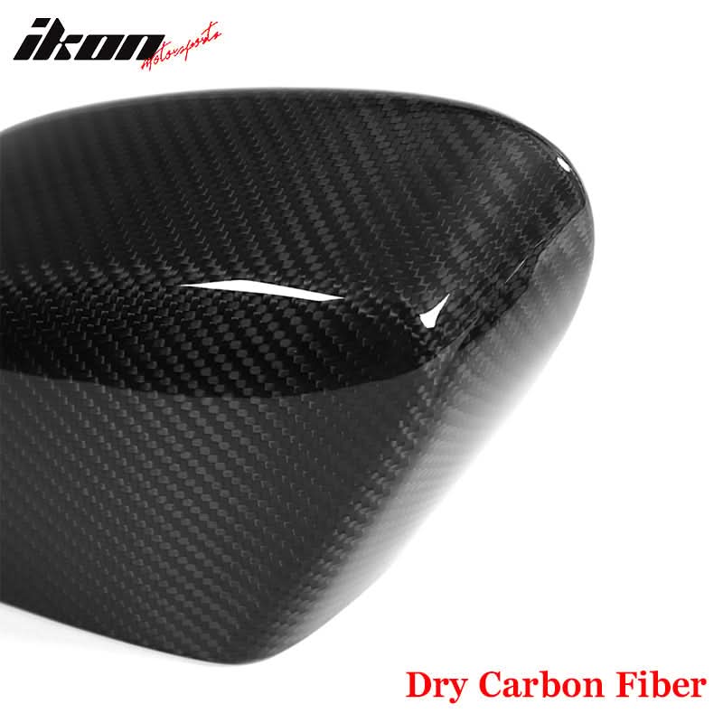 2020-2025 Chevy Corvette IKON Gloss Black Mirror Cap Dry Carbon Fiber - Image 7