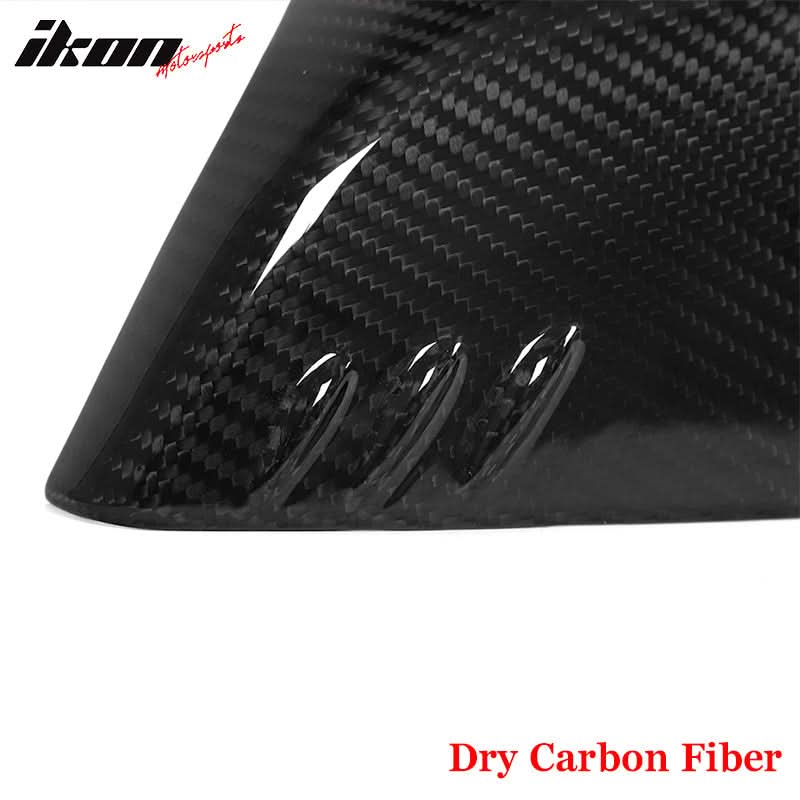 2020-2025 Chevy Corvette IKON Gloss Black Mirror Cap Dry Carbon Fiber - Image 8