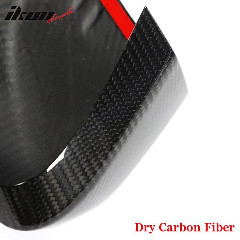 2020-2025 Chevy Corvette IKON Gloss Black Mirror Cap Dry Carbon Fiber - Image 9