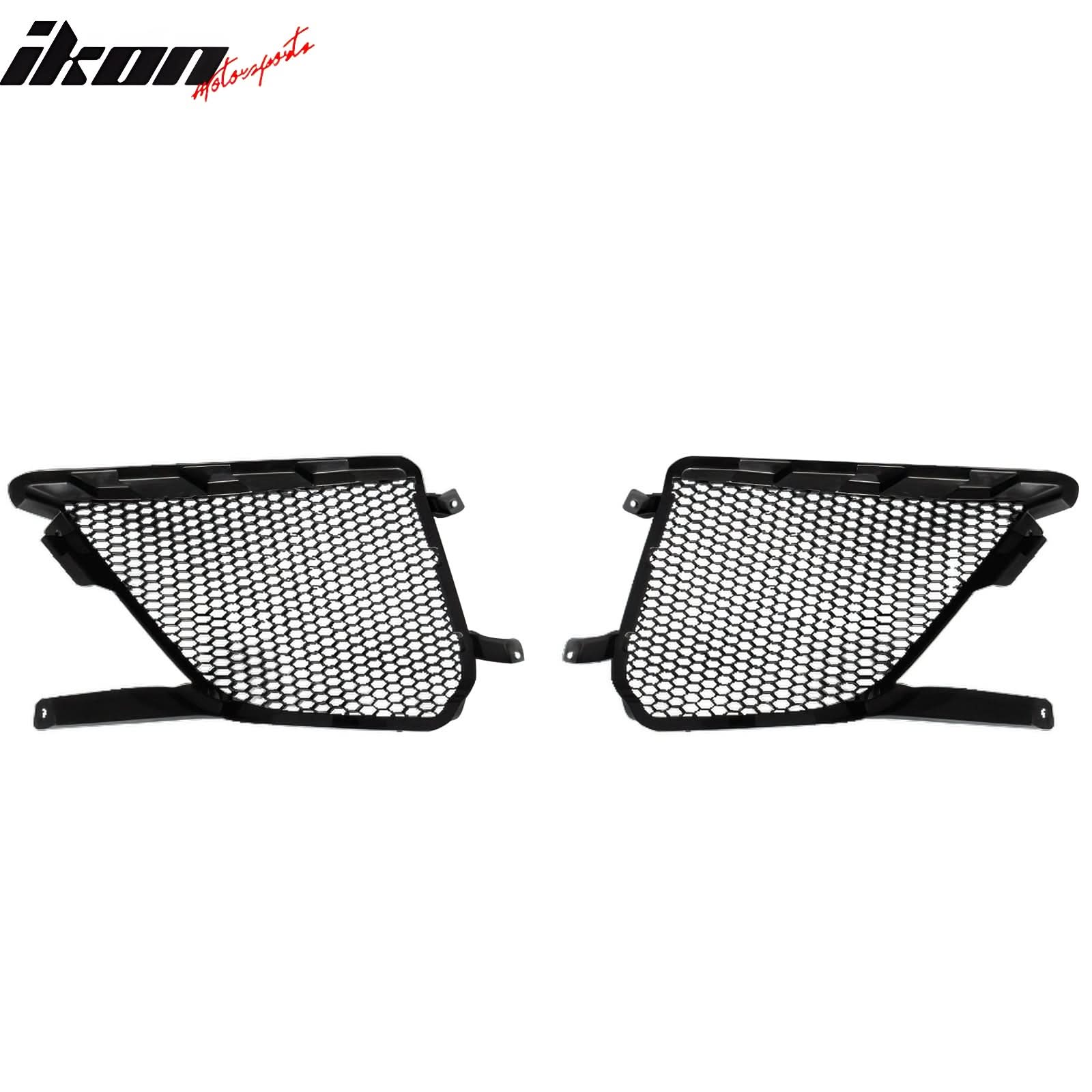2020-2025 Chevy Corvette Stingray Z51 Front Bumper Lower Grilles ABS - Image 4