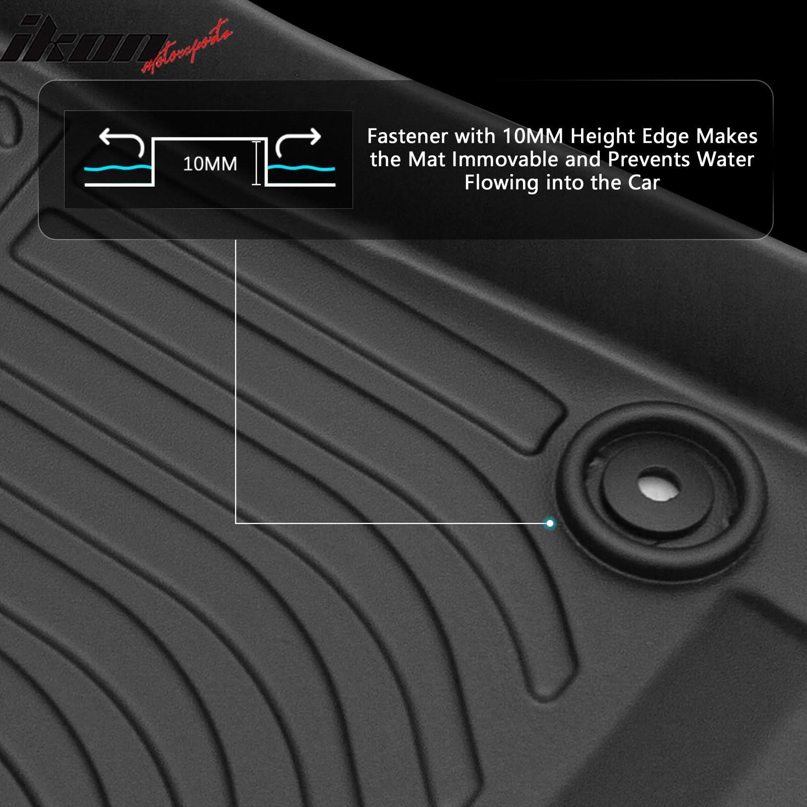 2020-2025 Hyundai Sonata 21-24 Kia K5 FWD 3D TPE Floor Mats Guard 3PCS - Image 2