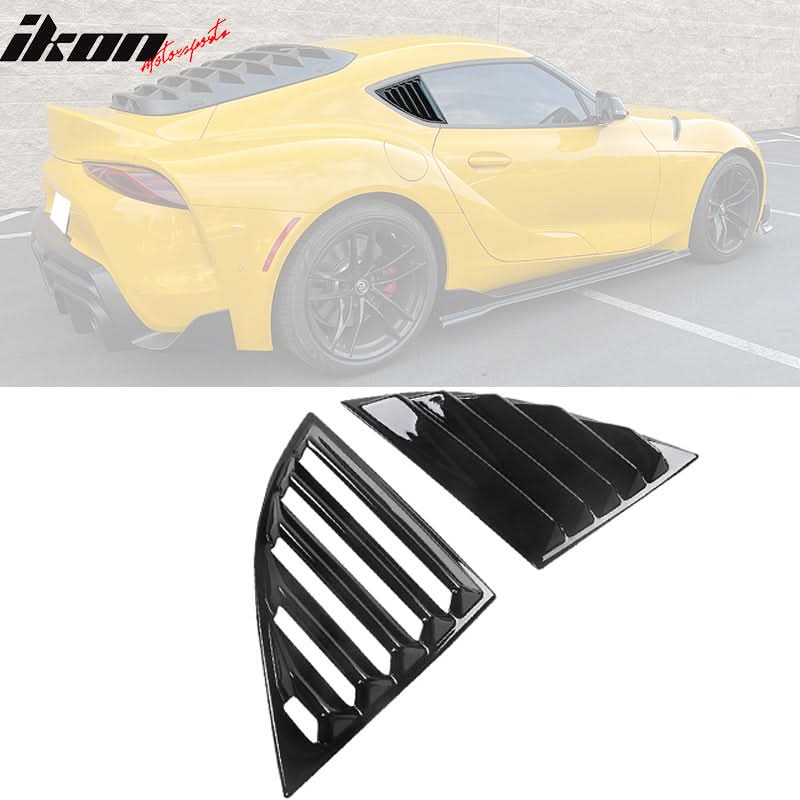 2020-2025 Toyota GR Supra A90 IKON Side Window Louver PP - Image 5