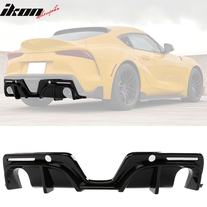 2020-2025 Toyota GR Supra A90 IKON Style Rear Diffuser PP - Image 8