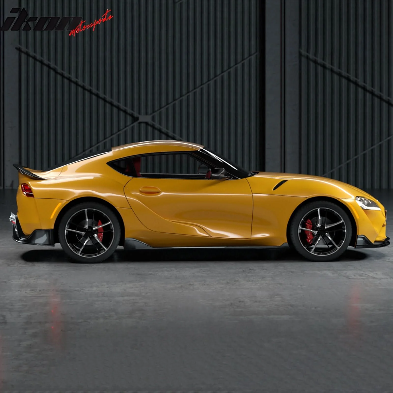 2020-2025 Toyota GR Supra A90 MZ Speed Side Skirts Gloss Carbon Fiber - Image 2