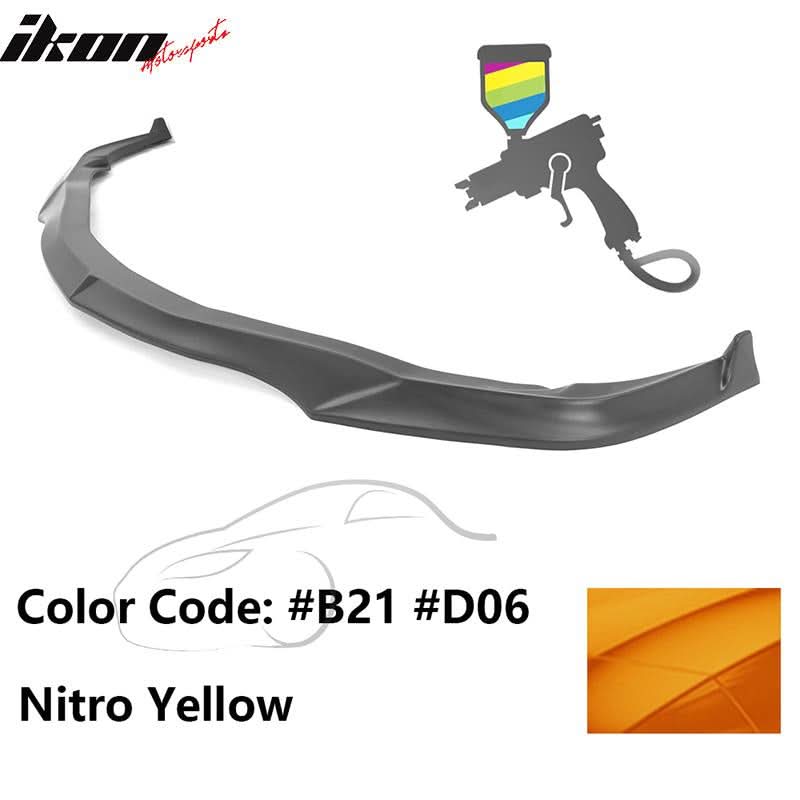 2020-2025 Toyota GR Supra IKON Style Painted Front Bumper Lip PP - Image 4