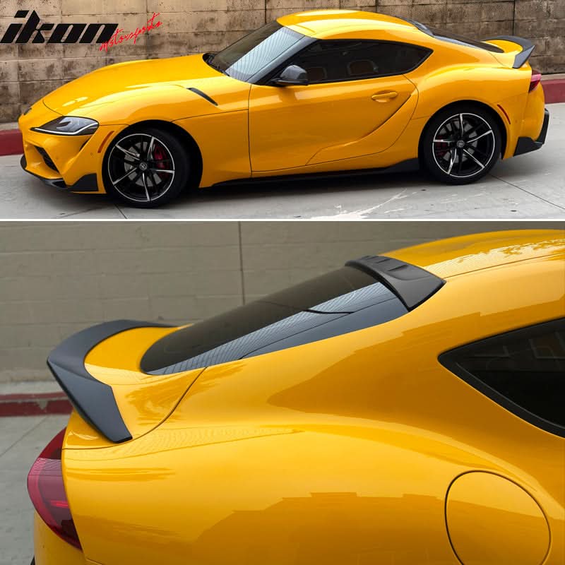 2020-2025 Toyota GR Supra MK5 Unpaint TRD Style Trunk and Roof Spoiler - Image 4