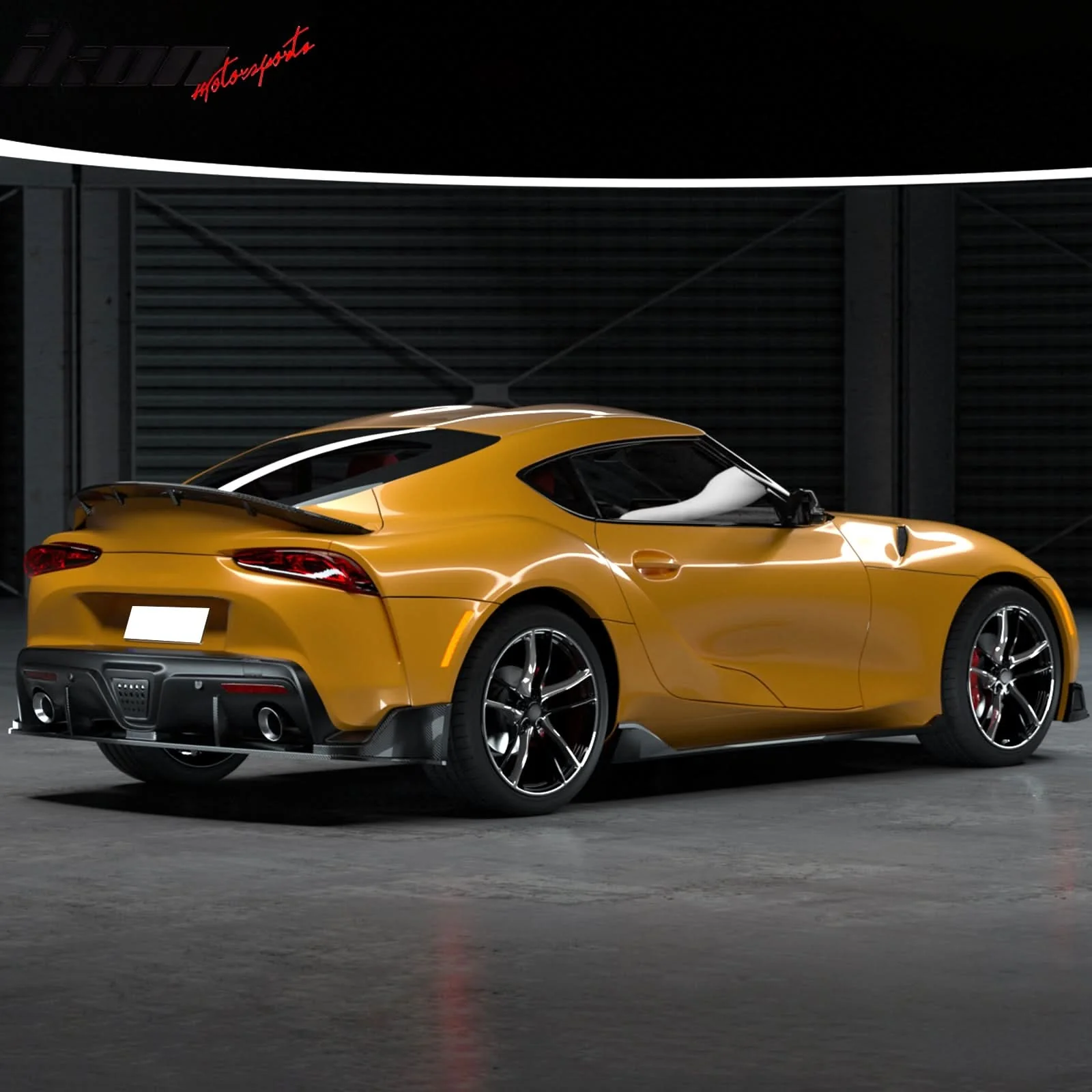 2020-2025 Toyota GR Supra MZ Speed Trunk Spoiler Gloss Carbon Fiber - Image 2