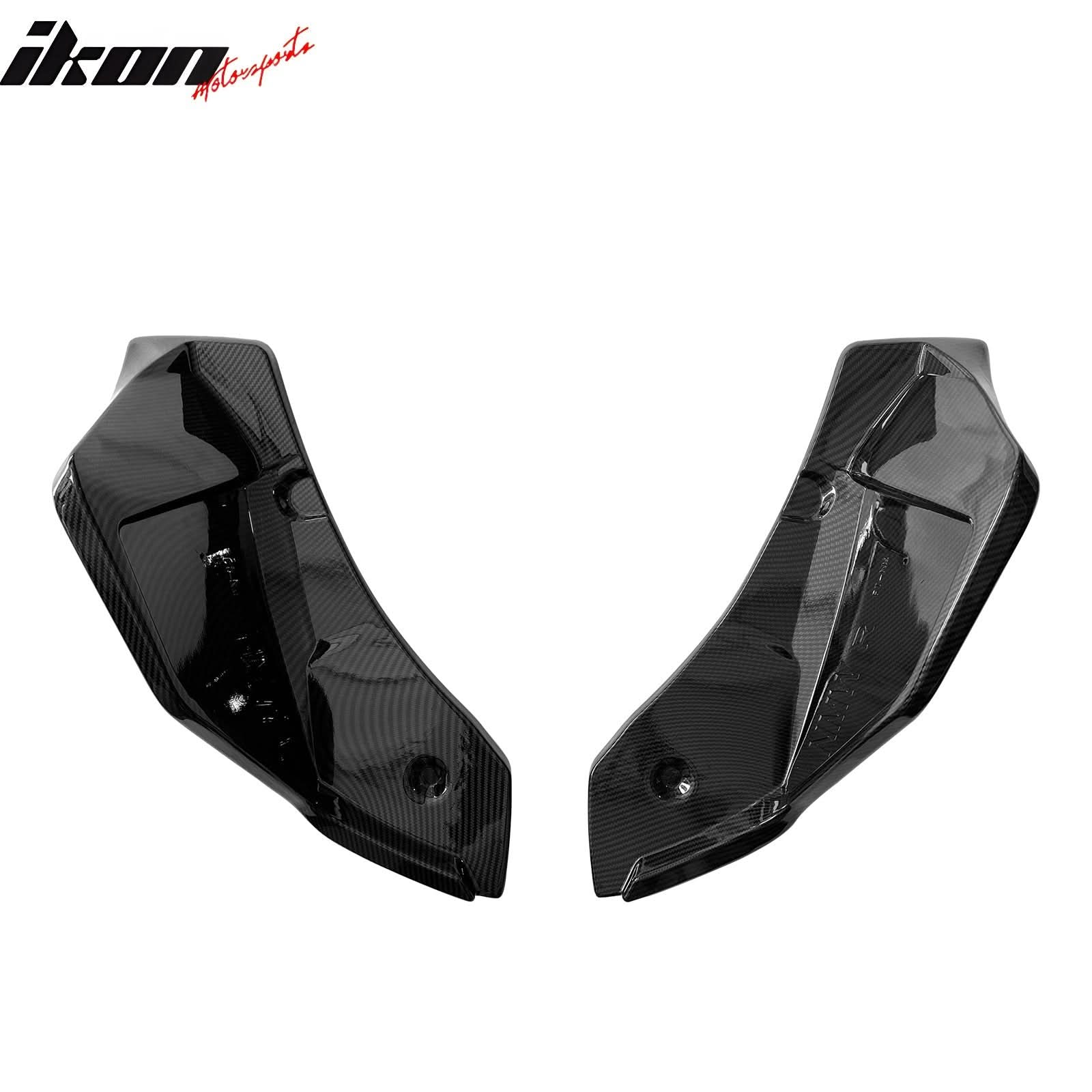 2020-2025 Toyota GR Supra Rear Bumper Splitters AG Carbon Fiber Print - Image 5