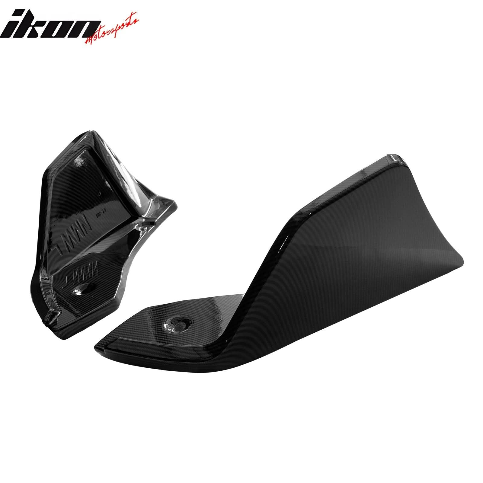 2020-2025 Toyota GR Supra Rear Bumper Splitters AG Carbon Fiber Print - Image 8