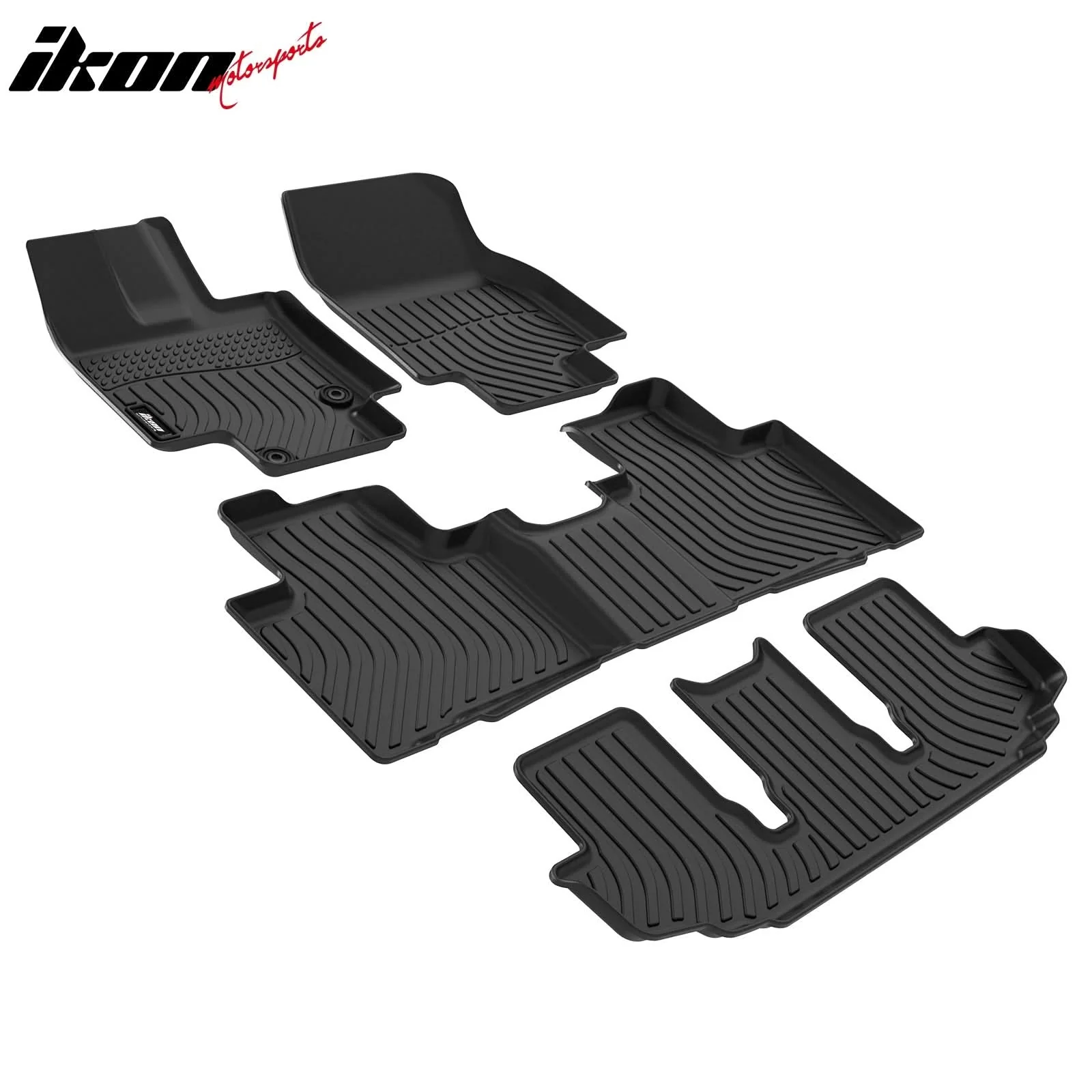2020-2025 Toyota Highlander 7& 8 Seats Floor Mats 3D Molded Carpets - Image 5