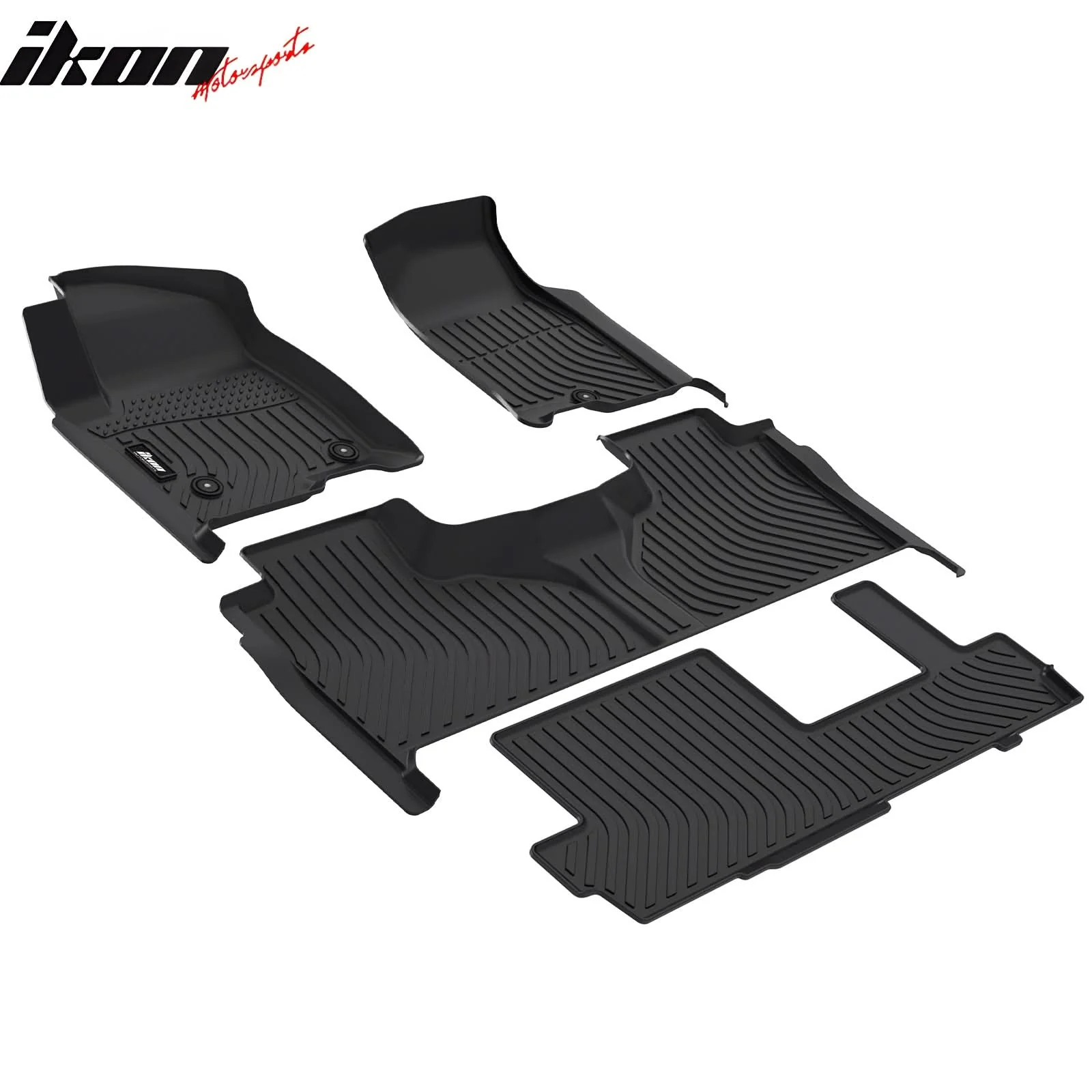 2021-024 Chevy Suburban GMC Yukon XL 8-Seat Floor Mats 3D TPE 3PCS - Image 6