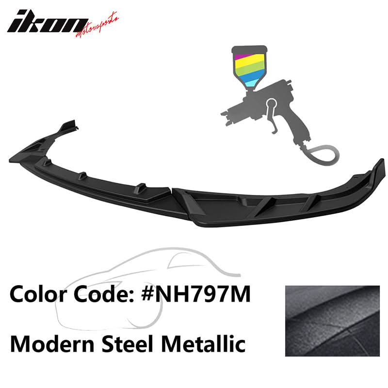 2021-2022 Honda Accord IKON V3 Front Bumper Lip PP - Image 8
