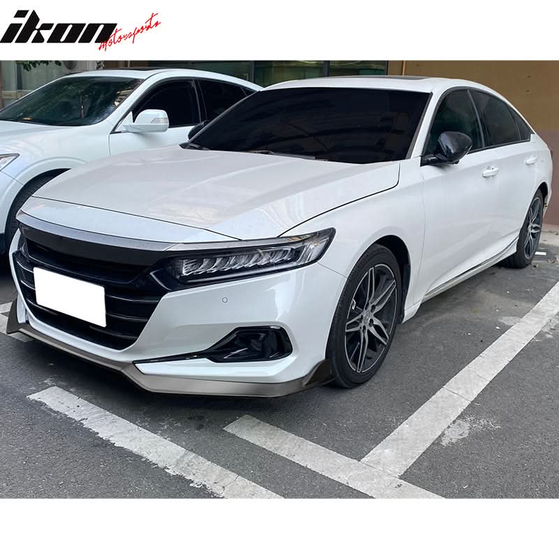 2021-2022 Honda Accord IKON V4 3PCS Front Bumper Lip PP - Image 2