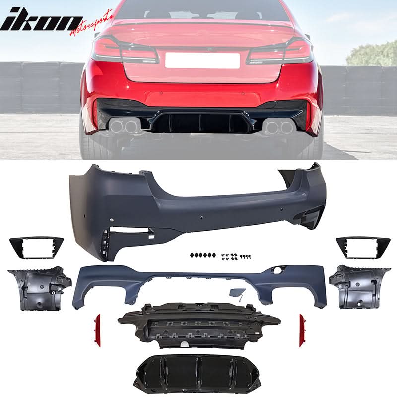 2021-2023 BMW G30 5-Series Front Rear Bumper Grille Side Skirts - Image 4