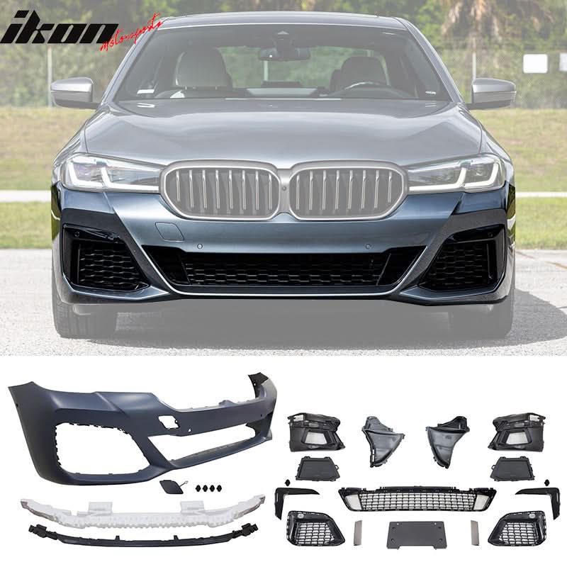 2021-2023 BMW G30 M-Tech M Sport M550 Front Rear Bumper + Side Skirts - Image 2