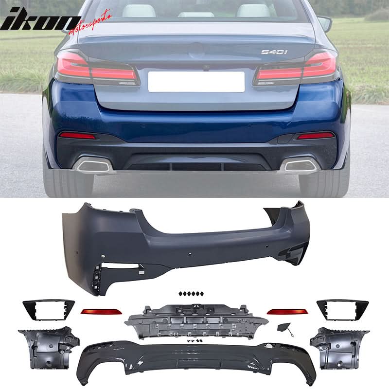 2021-2023 BMW G30 M-Tech M Sport M550 Front Rear Bumper + Side Skirts - Image 5