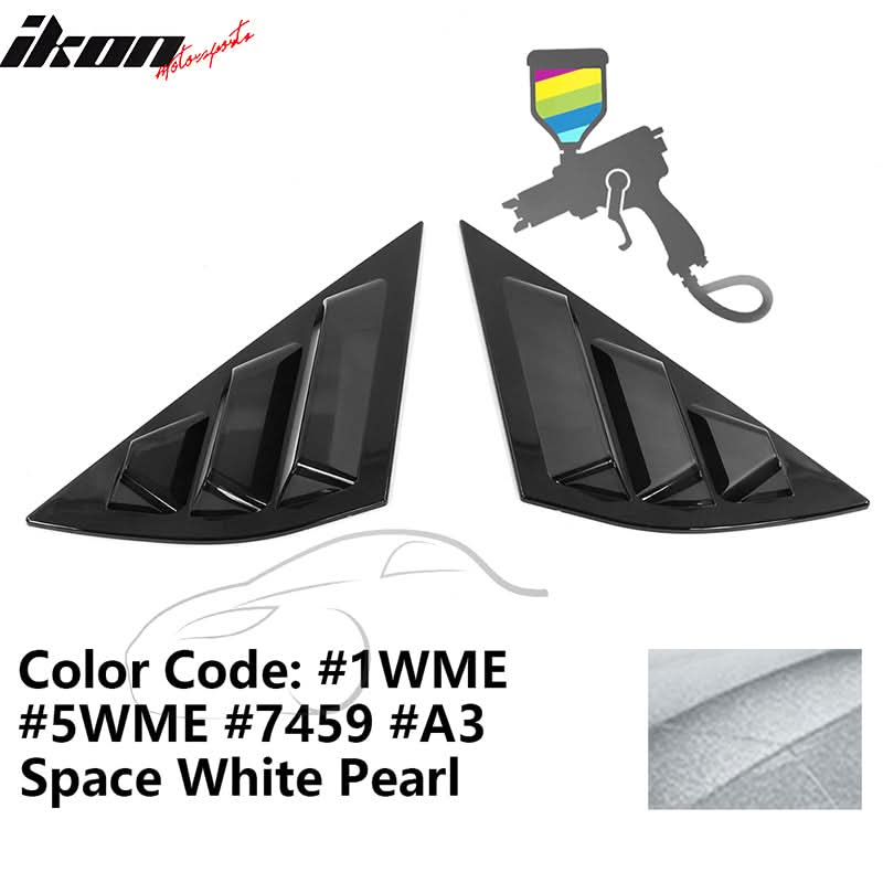 2021-2023 Ford Mustang Mach-E Window Louvers 3 Vent PC Painted - Image 14