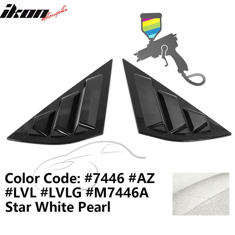2021-2023 Ford Mustang Mach-E Window Louvers 3 Vent PC Painted - Image 19