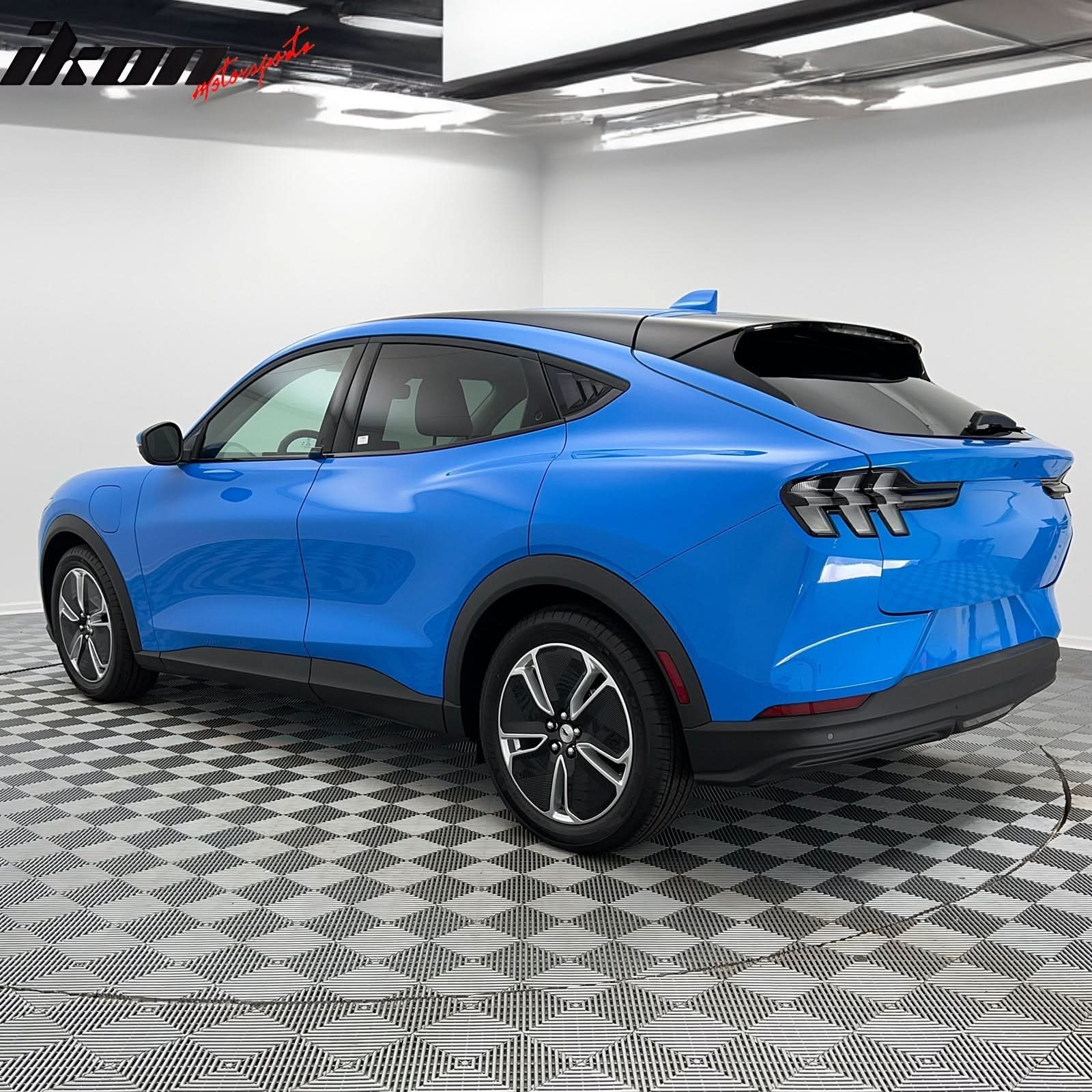 2021-2023 Ford Mustang Mach-E Window Louvers 3 Vent PC Painted - Image 2
