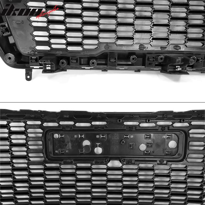 2021-2023 GMC Yukon XL Denali Style Gloss Front Grille with Hood Guard - Image 11