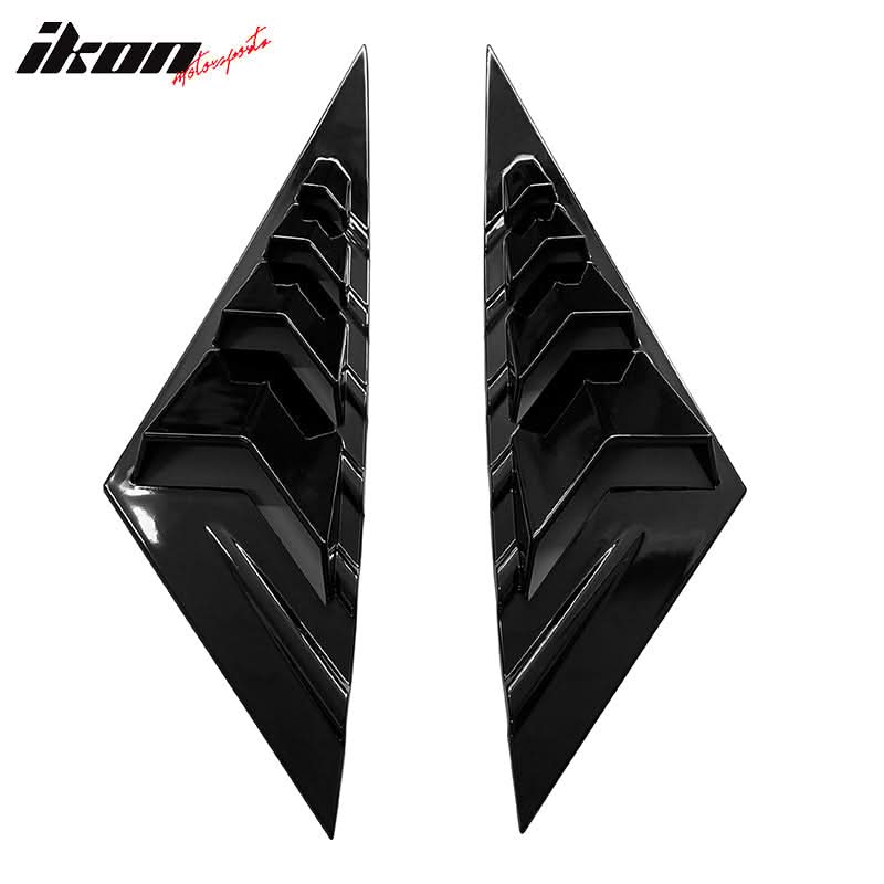 2021-2023 Hyundai Elantra 4DR 2PC Rear Side Vent Window Louver ABS - Image 9