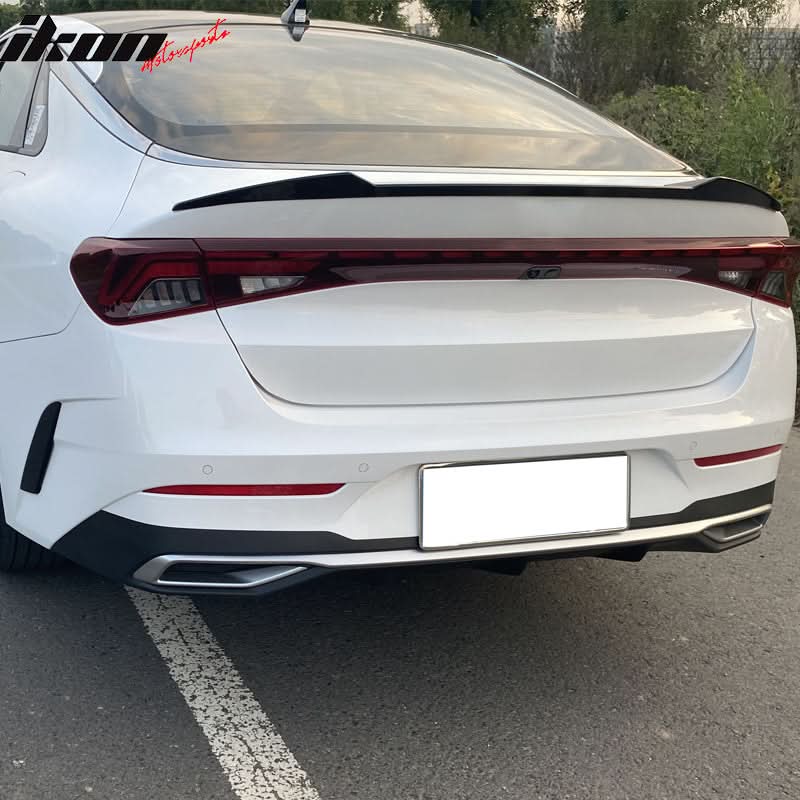 2021-2023 Kia K5 V Style Rear Trunk Spoiler Wing Lip ABS - Image 15