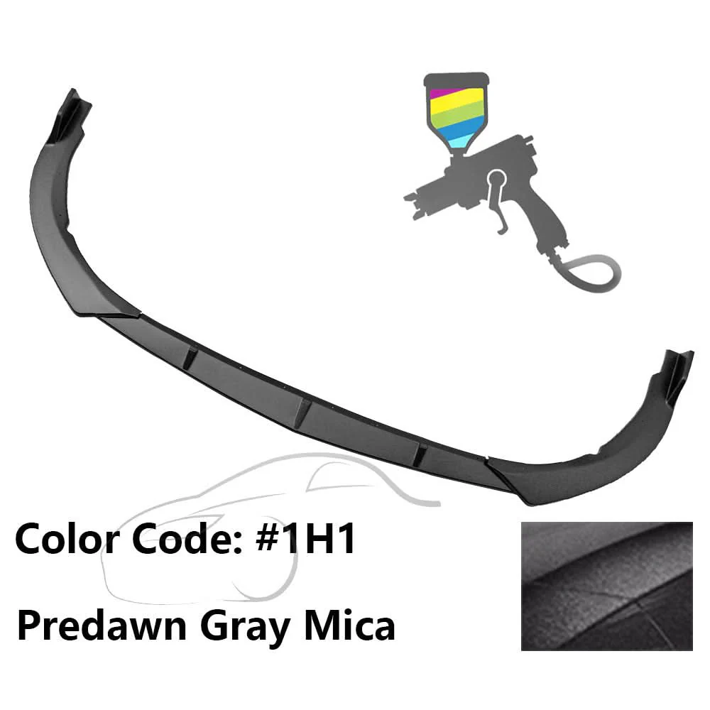 2021-2023 Toyota Camry LE IKON Style Front Bumper Lip Spoiler PP 3PC - Image 12