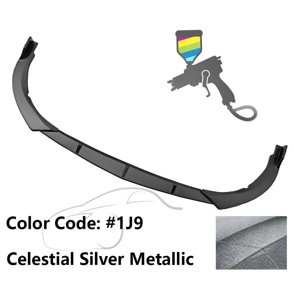 2021-2023 Toyota Camry LE IKON Style Front Bumper Lip Spoiler PP 3PC - Image 13