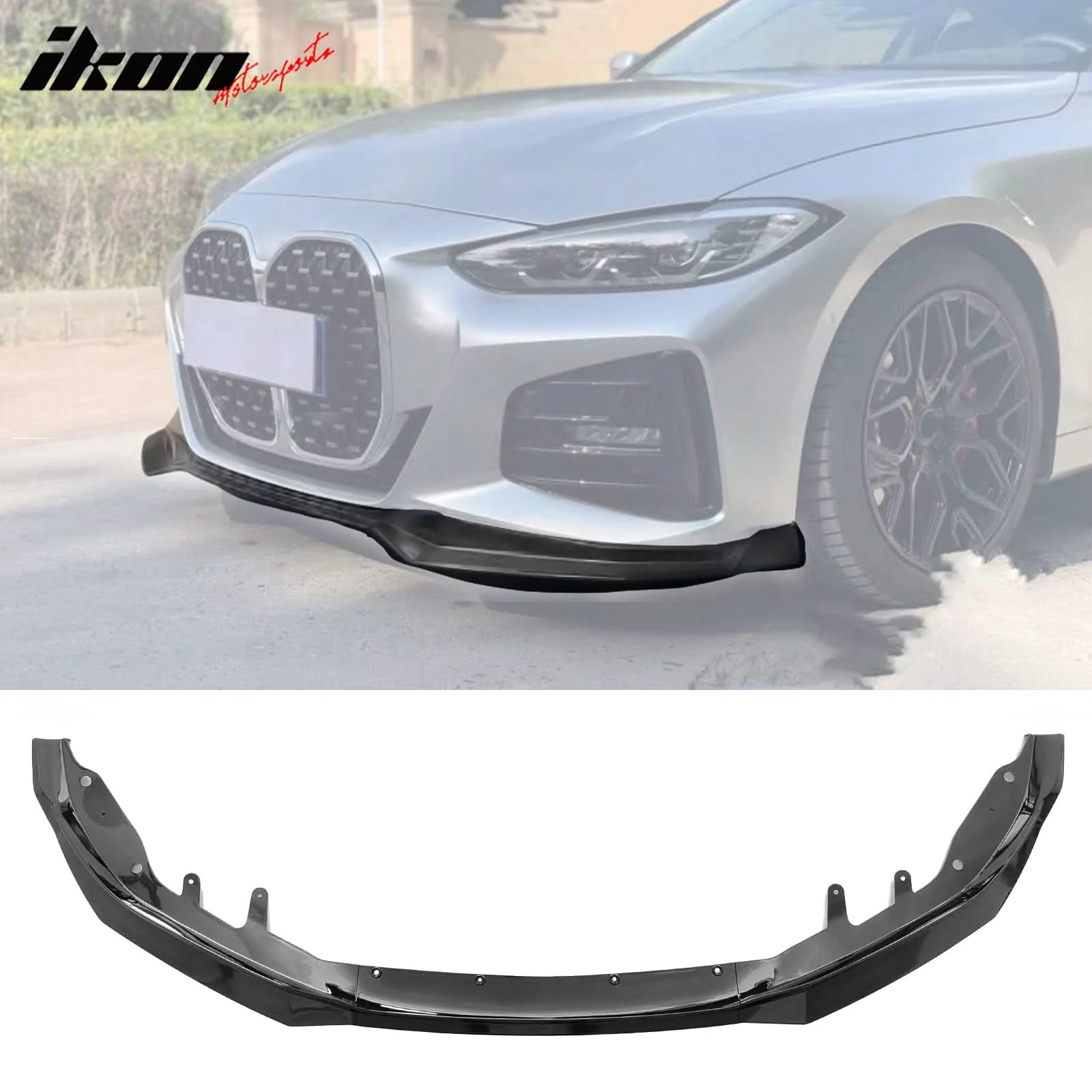 2021-2024 BMW G22 G23 4-Series M440i Front Bumper Lip PP - Image 5