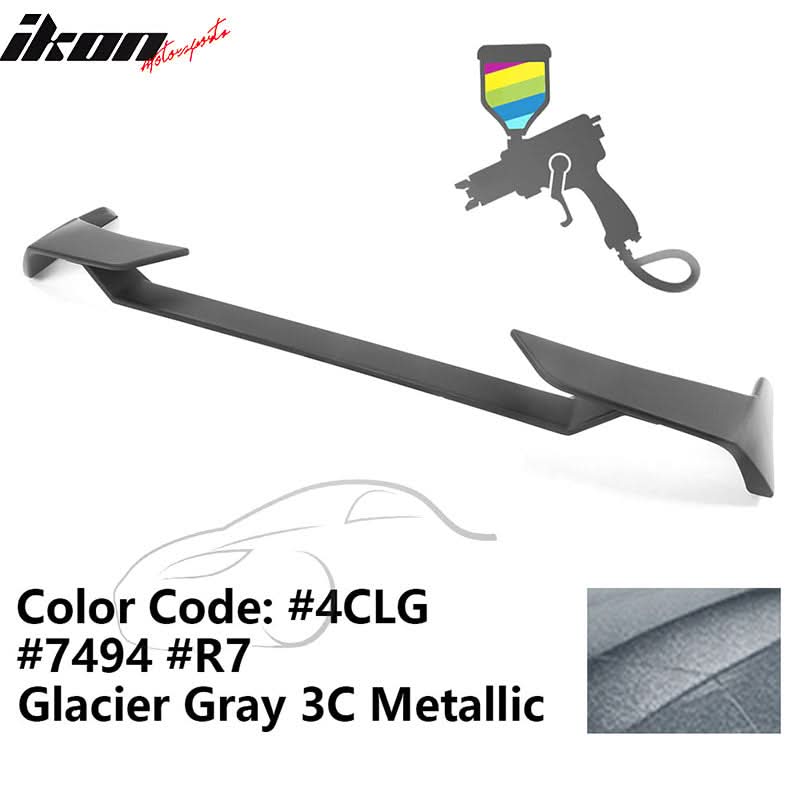 2021-2024 Ford Mustang Mach-E 3PCS Trunk Spoiler Wing Painted ABS - Image 21