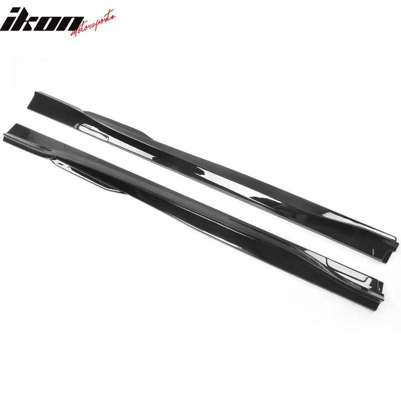 2021-2024 Ford Mustang Mach-E Gloss Black Side Skirts Rocker Panel PP - Image 5