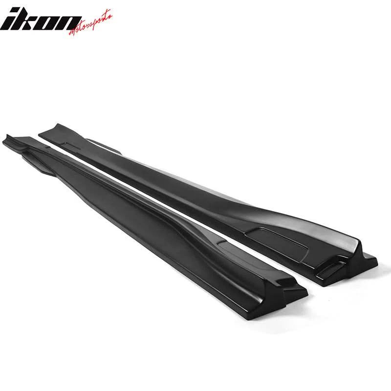 2021-2024 Ford Mustang Mach-E Matte Black Side Skirts Rocker Panel PP - Image 8