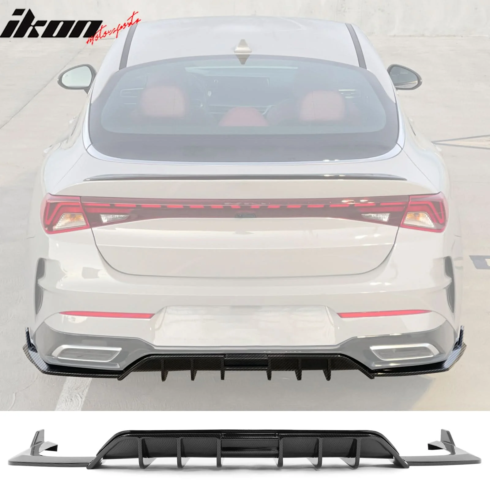 2021-2024 Kia K5 GT-Line Rear diffuser Bumper Lip PP - Image 13