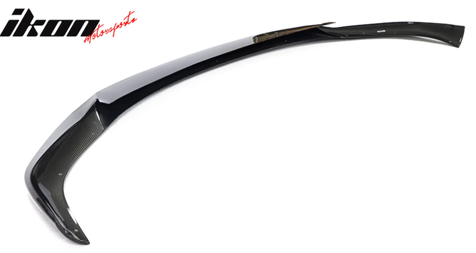 2021-2024 Tesla Model S Gloss Black Revozport Front Lip Carbon Fiber - Image 6