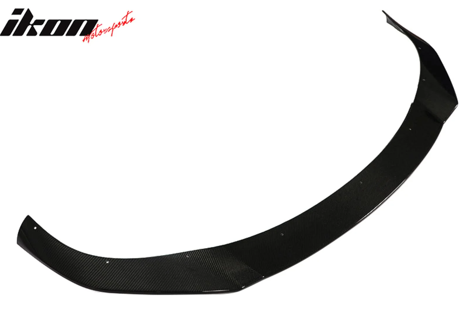 2021-2024 Tesla Model S Gloss Black Revozport Front Lip Carbon Fiber - Image 8