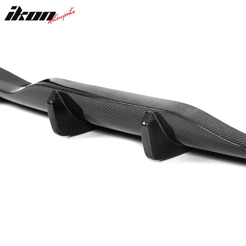 2021-2024 Tesla Model S Gloss Black V Rear Bumper Lip Carbon Fiber - Image 8