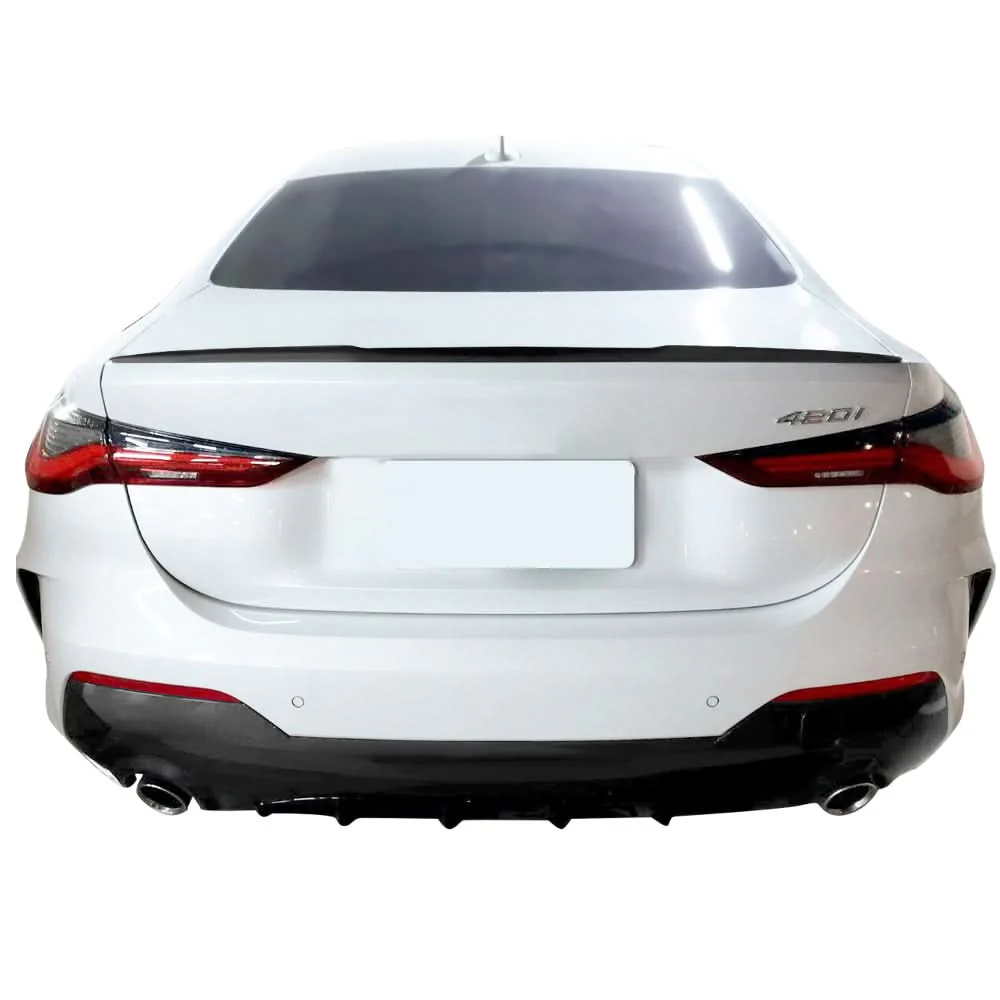 2021-2025 BMW G22 & G82 M4 2DR Coupe V Style Rear Trunk Spoiler Wing - Image 2