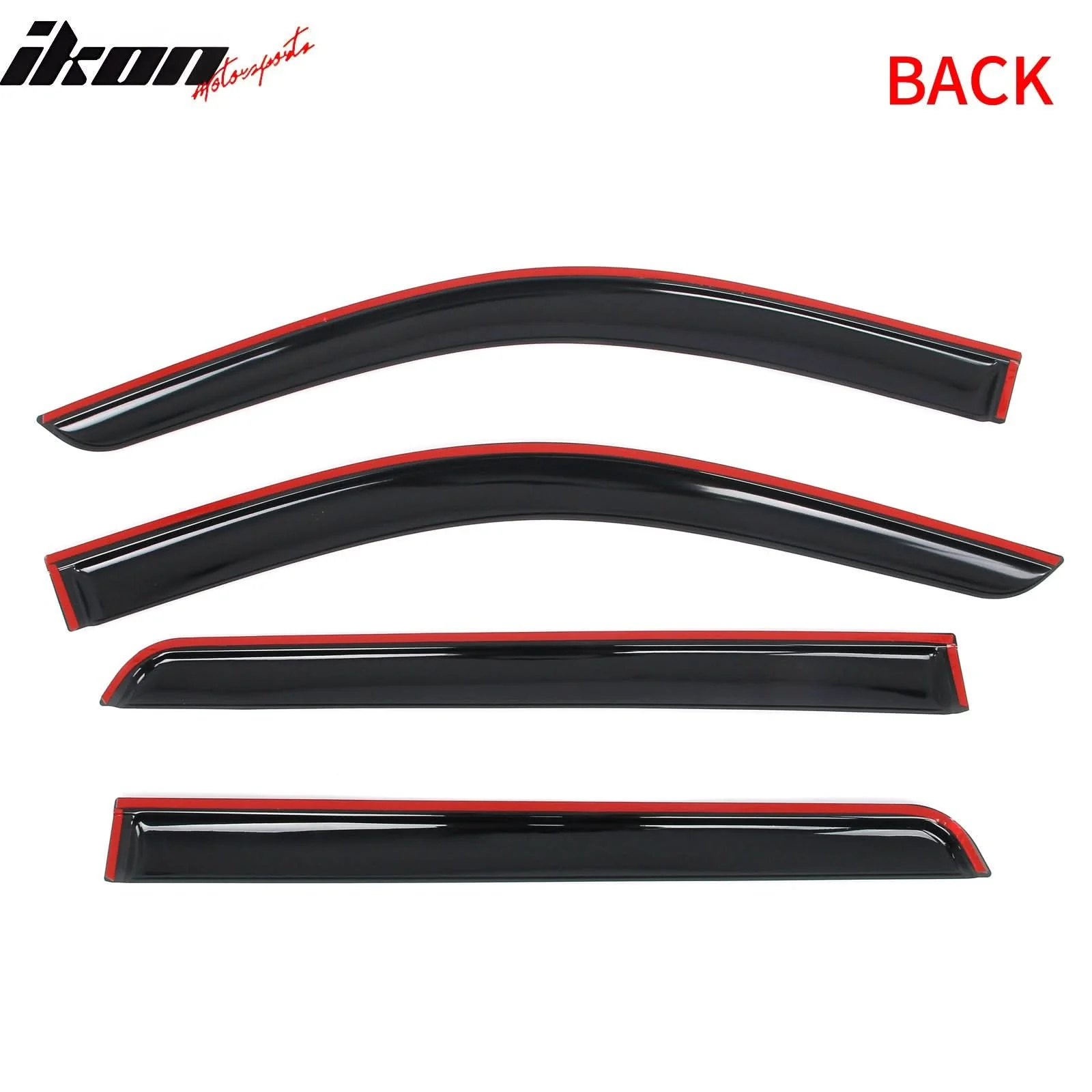 2021-2025 Chevy Tahoe & GMC Yukon 4PCS Tape on Window Visors Guards - Image 4